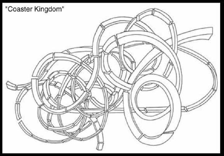 Ron Stultz doodle "Coaster Kingdom" large image