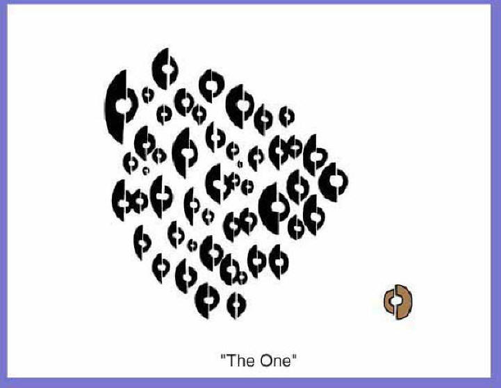 Ron Stultz doodle: "The One." large image