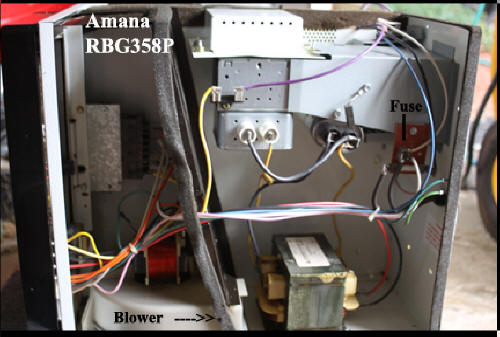 Amana RadarRange Model RBG358P