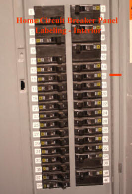 Circuit Breaker Panel Labeling