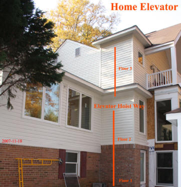 Home Elevator - Elevator install.