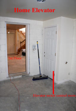 Home Elevator - Elevator install.