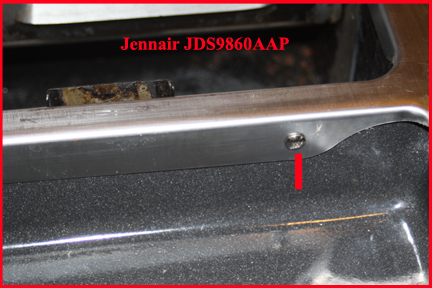 Jennair JDS9860AAP Chrome Bazel Removal