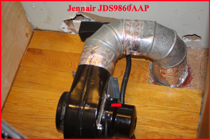 Jennair JDS9860AAP Blower and Powe