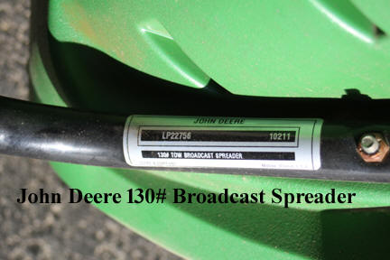 John Deere 130Pound Spreader