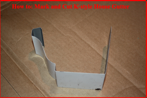 An off-the-shelf gutter joiner for K-style gutter.