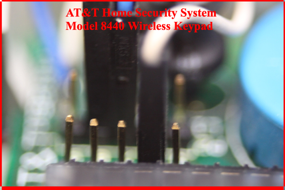 Model 8440 AT&T Home Security System - House Code Definition Pins and Wires