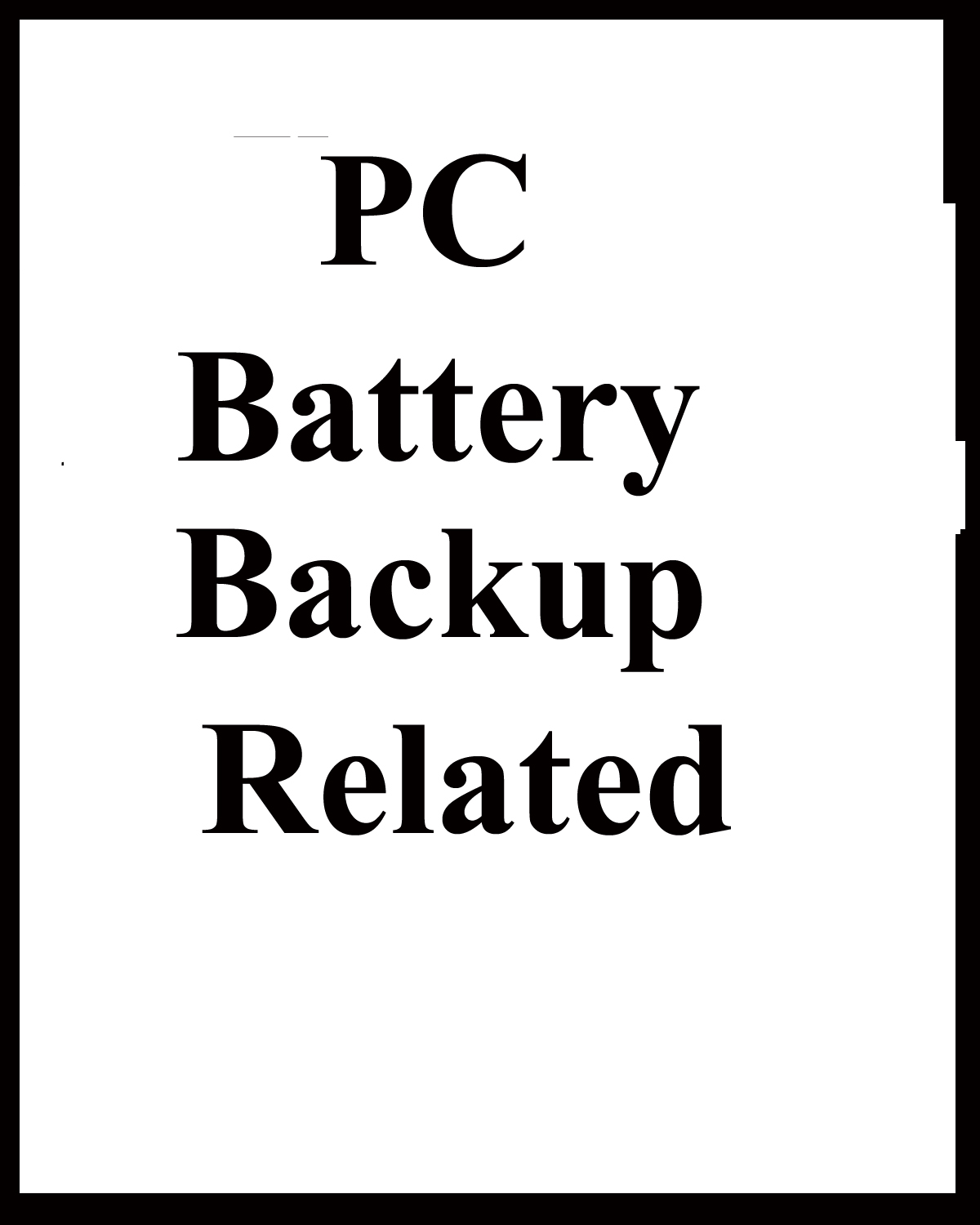 Providess links to other PC battery Backuppages