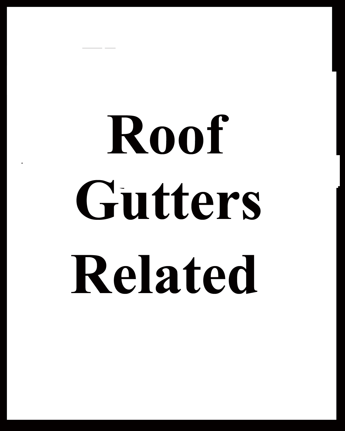 Provides links to other Gutter related pages.