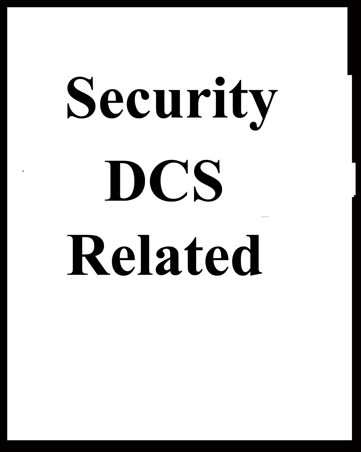 Provides Links to more DCS Seccurity pages.