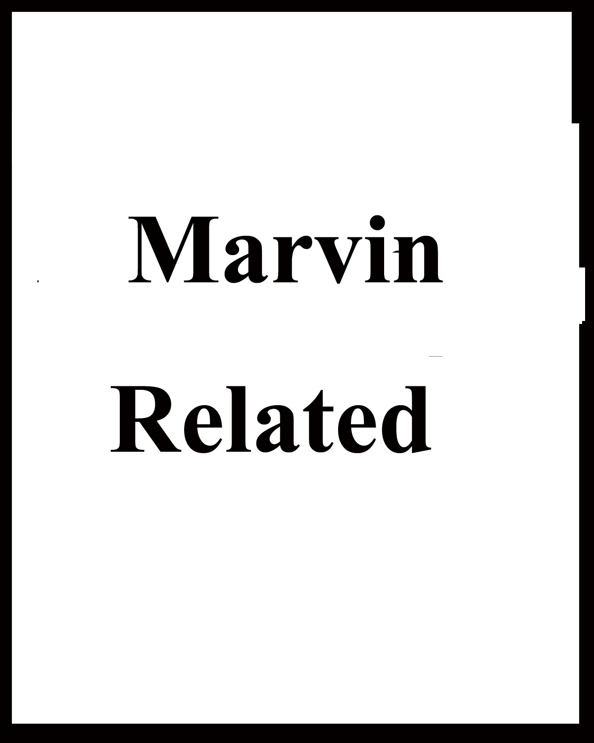 Provides links to more Marvin pages.