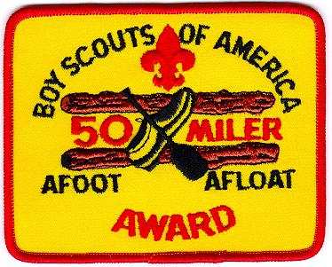 BSA 50 Miler Award.